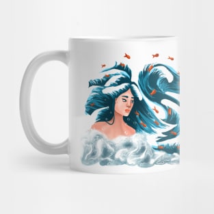 Beach hair Mug